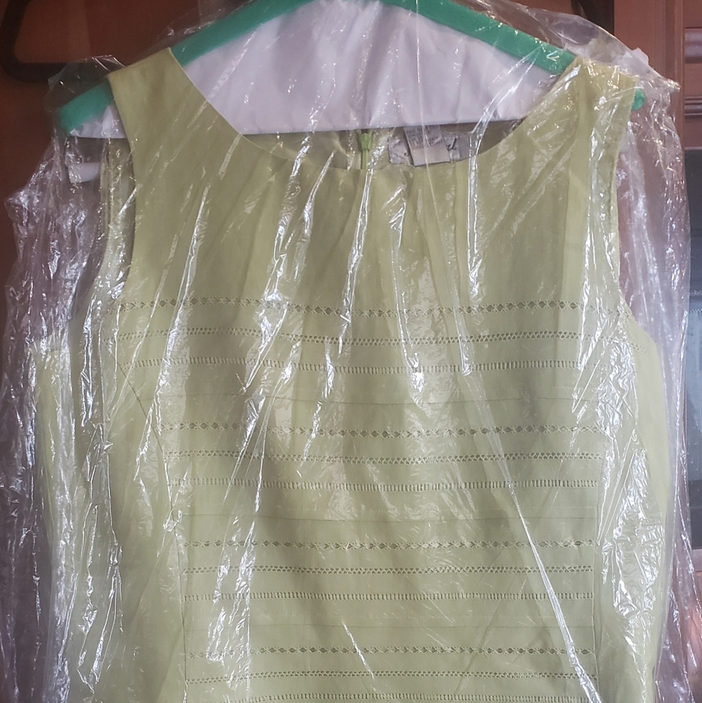 Ladies size 14 Linen 2 piece pant suit mint/lime